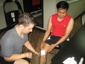 Managing injures in Standard first aid training