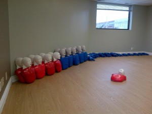 CPR/AED training room